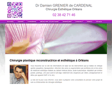 Tablet Screenshot of docteur-grenier-de-cardenal.fr